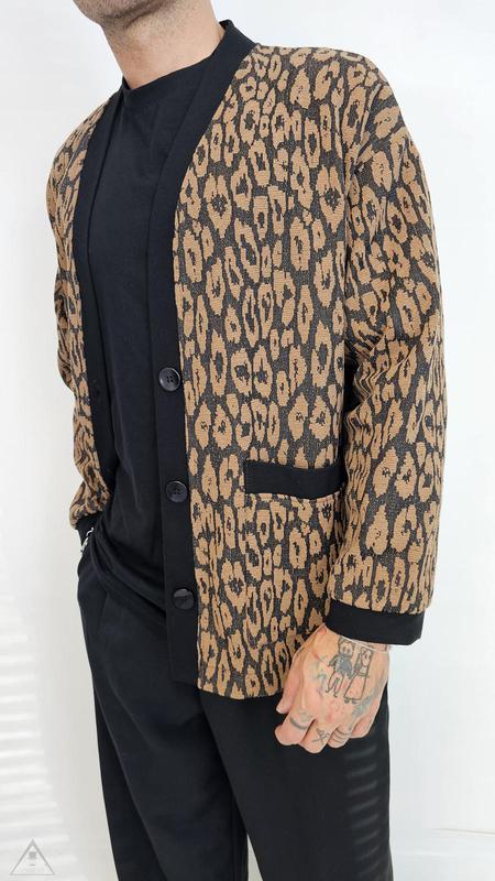 Cardigan animalier