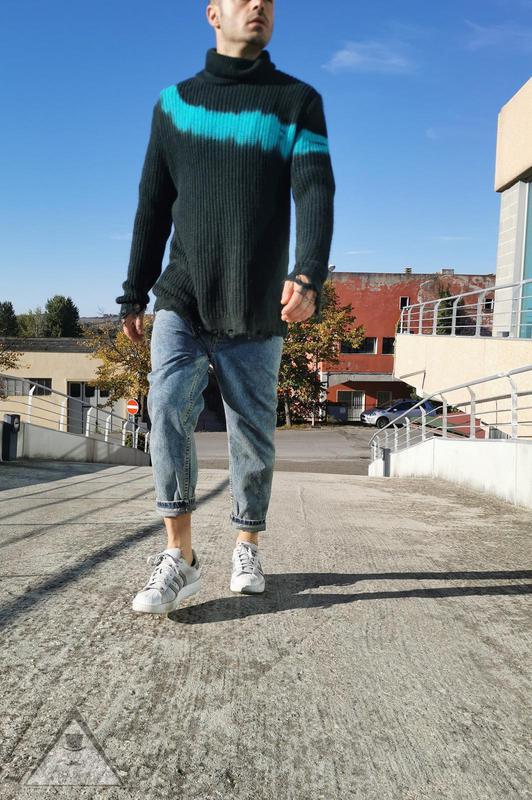 Maglione Tie dye  Collo alto Maldive
